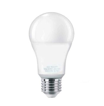 12 Volt 10 Watt E-27 Duylu Led Ampul 6500K Beyaz