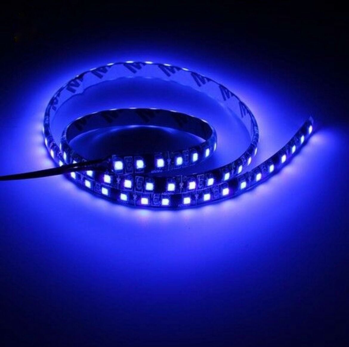 12V UV Şerit Led Üç Çipli 5050 SMD M/60 Dış Mekan Black Light 1 Mt. Ultraviyole