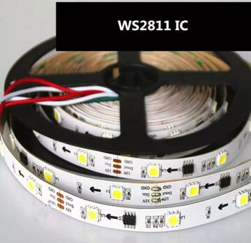 Gün Işığı Pixel Şerit Led 2811 12 Volt IP20 5M