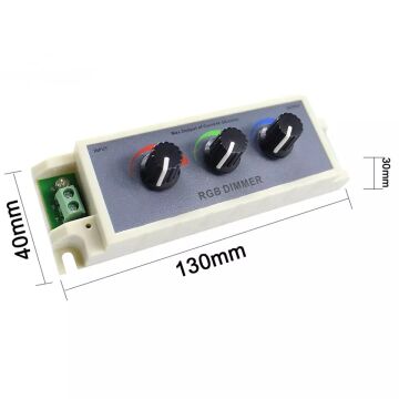 3 Kanal Manuel RGB Led Dimmer Kontrol