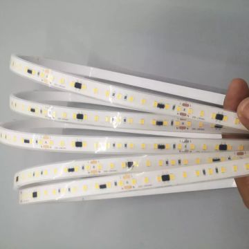 220 Volt Dim Edilebilir Şerit Led 10 Cm De Kesilebilir M/120 Led Natural Beyaz 5M İP65