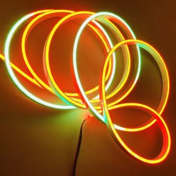 6X12 MM 2811 Pixel Neon Şerit Led 12 Volt 5 Metre (2.5 Cm De Kesilebilir)