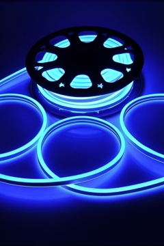 12 Volt 6x12mm Gün Işığı Neon Led 50 Metre Makara (2.5 cm'de Kesilebilir.)