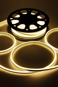 12 Volt 6x12mm Mor Neon Led 50 Metre Makara (2.5 cm'de Kesilebilir.)