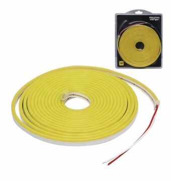 12 Volt 6x12 Sarı (Amber) Esnek Neon Led (5 Metre)