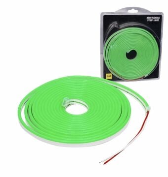 12 Volt 6x12 MM Yeşil Esnek Neon Led (5 Metre)