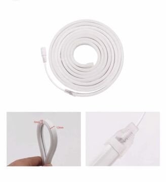 12 Volt 6x12mm Turuncu Esnek Neon Led (5 Metre)