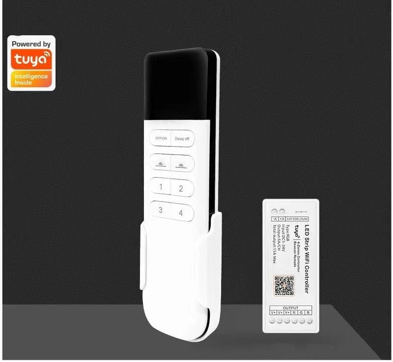 Tuya Destekli Wifi Kontrollü Dimmer Şerit Led Kontrol Devresi - 2 Kanal