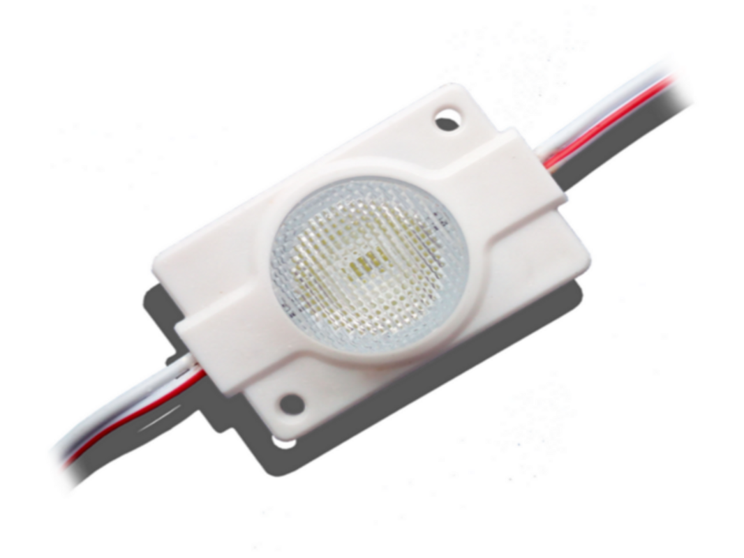 12 Volt 1.5 Watt Tek Mercekli Modül Led Beyaz (10 Adet)