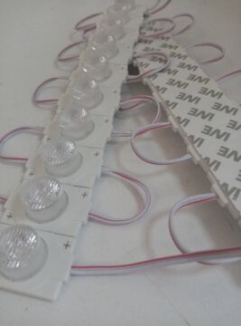12 Volt 1.5 Watt Tek Mercekli Modül Led Beyaz (10 Adet)