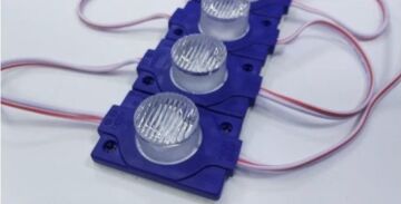 12 Volt 1.5 Watt Tek Mercekli Modül Led Mavi (10 Adet)