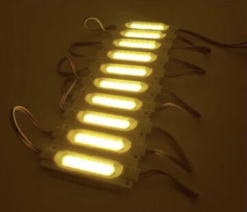 Cob Led Modül Lensli 2 Watt 12 Volt Gün Işığı (10 Adet)