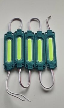 Cob Led Modül Lensli 2 Watt 12 Volt Yeşil (10 Adet)