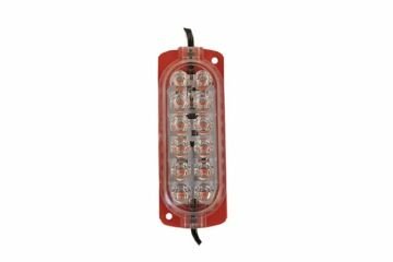 12 Volt 12 Ledli 2.4 W Düz Flashsız Modül Kırmızı (10 Adet)