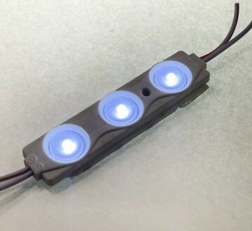 12 Volt 1.2 Watt 3’lü Mercekli 2835 Modül Led Beyaz (10 Adet)