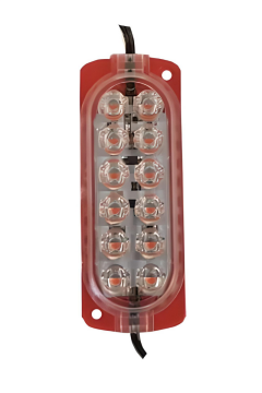 12 Volt 12 Ledli 2.4 Watt Animasyonlu Modül Çakar Kırmızı