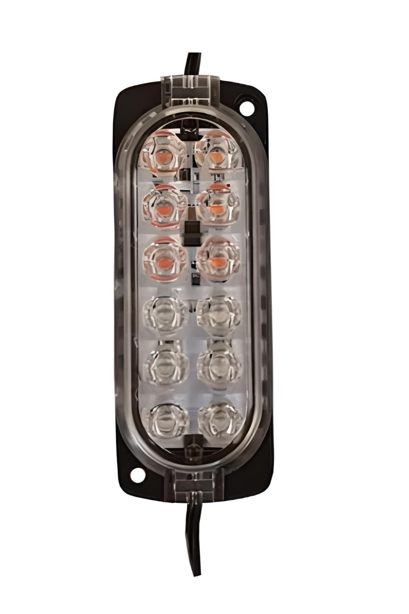 12 Volt 12 Ledli 2.4 Watt Animasyonlu Modül  Kırmızı-Mavi Çakar
