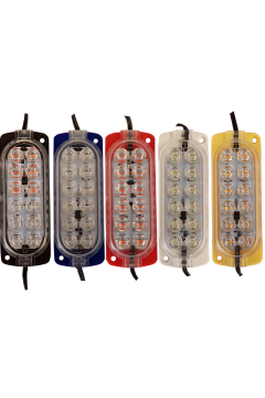 12 Volt 12 Ledli 2.4 Watt Animasyonlu Modül  Kırmızı-Mavi Çakar