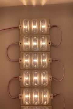 12 Volt Dar Açılı 3'lü Modül Led Gün Işığı (5 Adet)