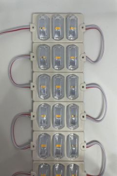 12 Volt Dar Açılı 3'lü Modül Led Gün Işığı (5 Adet)