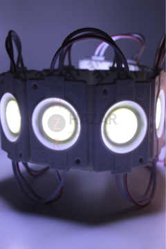 12 Volt 2.4 Watt Tekli Su Geçirmez Modül Led Beyaz (10 Adet)