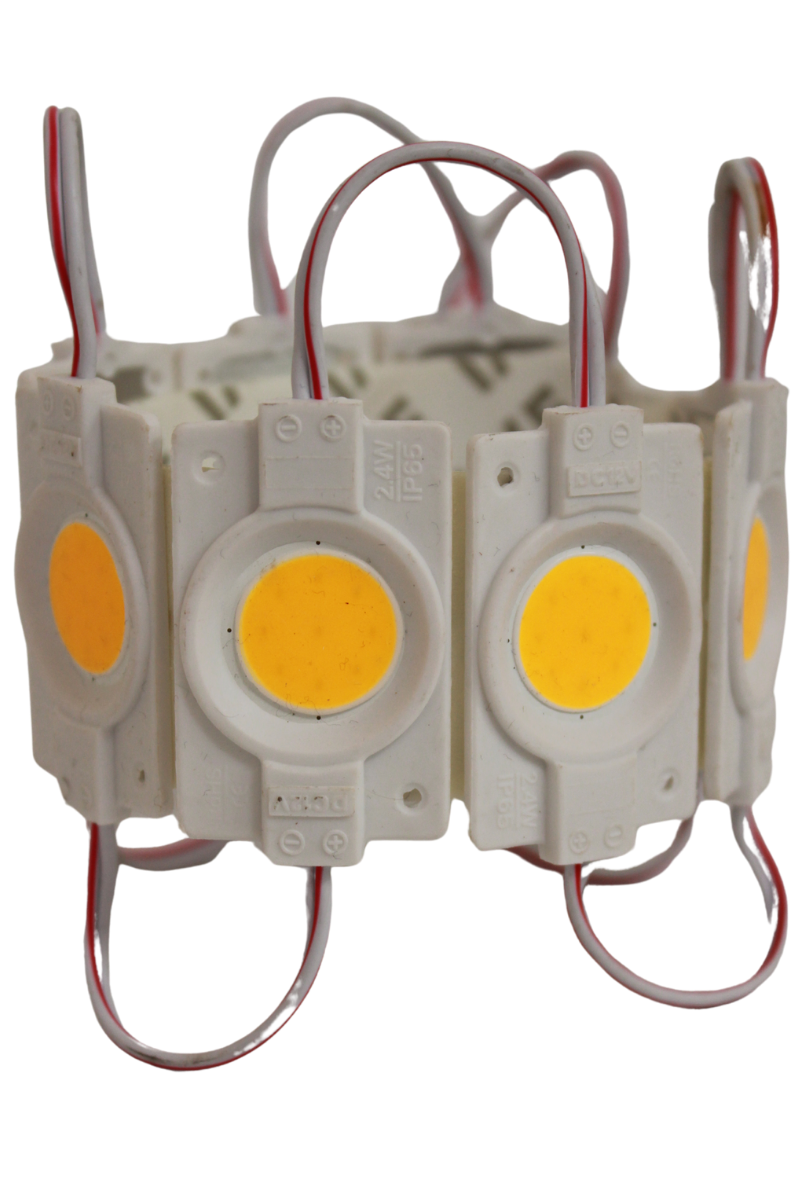 12 Volt 2.4 Watt Tekli Su Geçirmez Modül Led Gün Işığı (10 Adet)