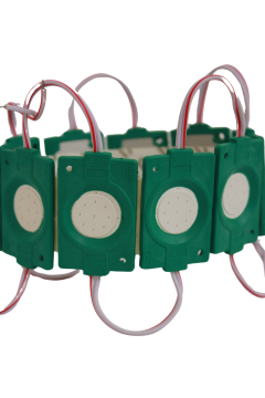 12 Volt 2.4 Watt Tekli Su Geçirmez Modül Led Yeşil (10 Adet)