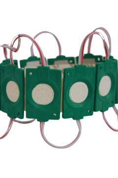 12 Volt 2.4 Watt Tekli Su Geçirmez Modül Led Yeşil (10 Adet)