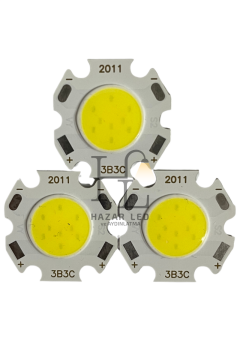 12 Volt 5 Watt Cob Led Beyaz (3 Adet)