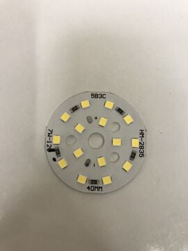 12 Volt 7 Watt SMD 5630 Ledli Hazır Led Modül 40 MM Gün Işığı (3 Adet)