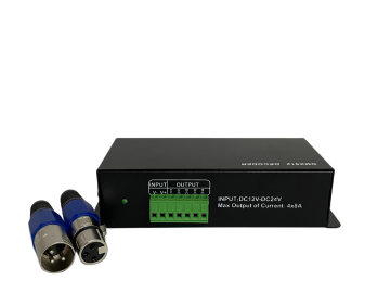 DMX 512 Decoder 4 Kanal RGBW Denetleyici DMX 512 Led Kontrol 4x8 Amper