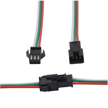 3 Pin JST SM Kablo Dişi-Erkek Takım (5 Adet)