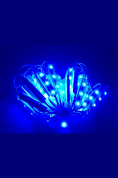 Samsung 3 lü Mercekli Modül Led 12 Volt Mavi (10 Adet)