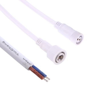 2 Li Soketli Plastik Kablo Dişi Erkek Takım IP67 (5 Adet)