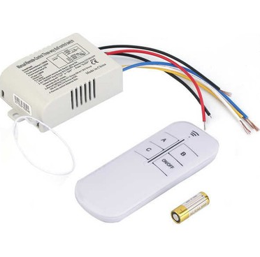 2'li Avize Kumandası 2 Kanallı Uzaktan Kumanda Kontrol Sistemi