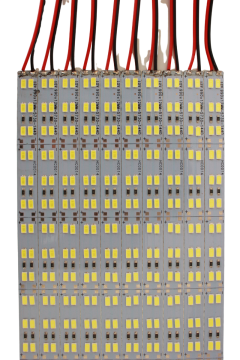 12V 5730 Çift Sıra Alüminyum Çubuk Led 144 Ledli Gün Işığı 1M