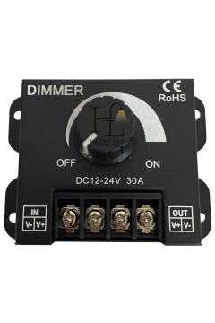 Manuel Led Dimmer 30 Amper 12-24V (Led Kısıcı, Arttırıcı)