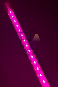 12 Volt Alüminyum Kasalı 5730 Ledli Çubuk Led Bar Grow Full Spectrum Şeffaf Cam (Bitki Yetiştirme Ledi)