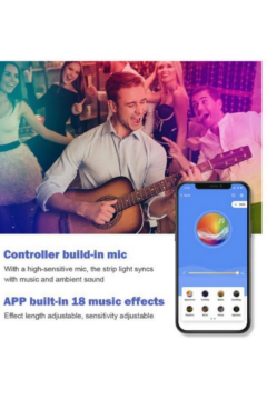 Pixel ARGB Led Wifi - Ses Kontrol Cihazı Çift Çıkışlı SP511E