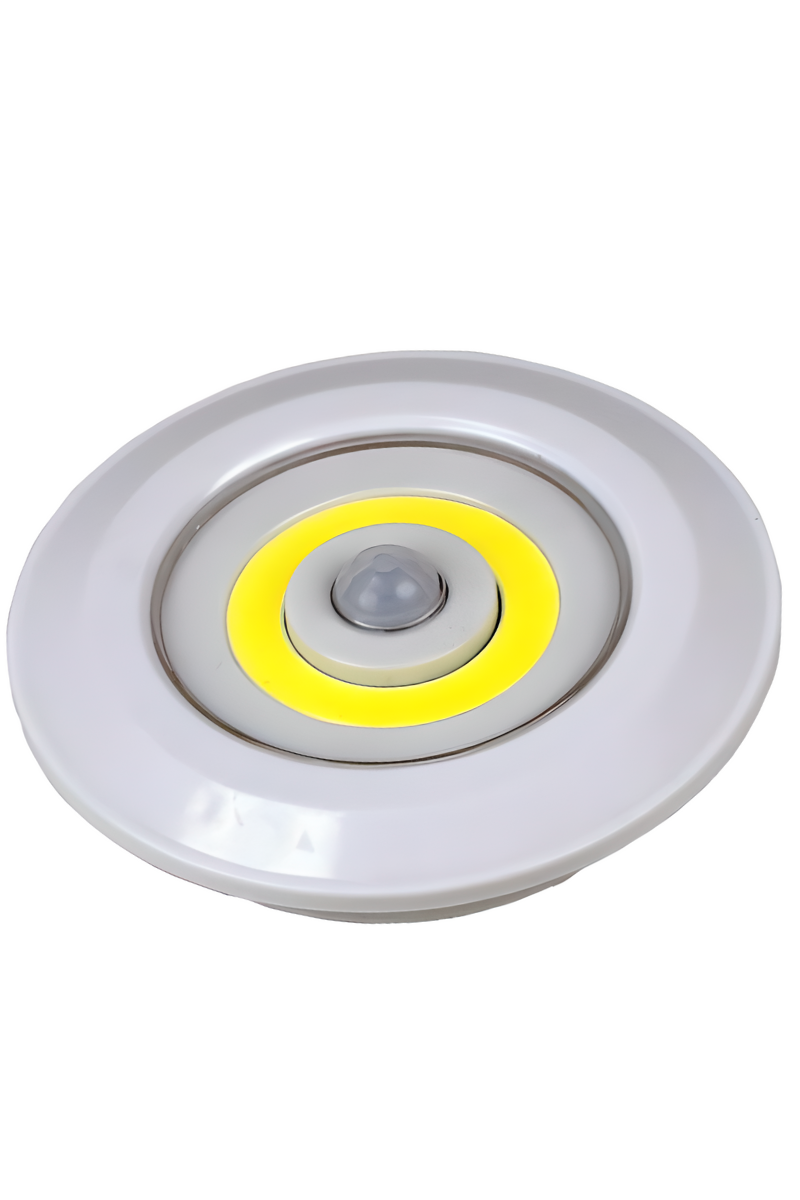 Hareket Sensörlü Led Lamba Beyaz Işık Cob Led Pilli Led Kablosuz