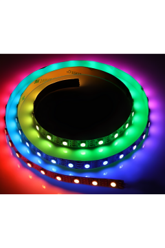 24 Volt RGB 5050 Şerit Led M/60 Led İç Mekan IP20 5 Metre