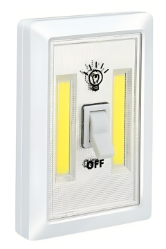 Dolap İçi Aydınlatma Mıknatıslı Anahtarlı Led Lamba Pilli Beyaz Işık