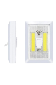 Dolap İçi Aydınlatma Mıknatıslı Anahtarlı Led Lamba Pilli Beyaz Işık