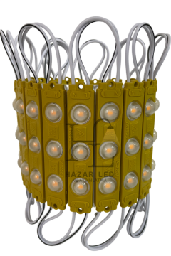 220 Volt 1.5 Watt Modül Led Amber (Sarı) (5 Adet)