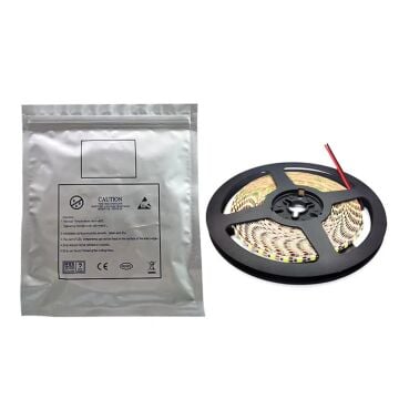 5 Volt 2835 120 Ledli 5MM Şerit Led Amber Sarı 5 Metre