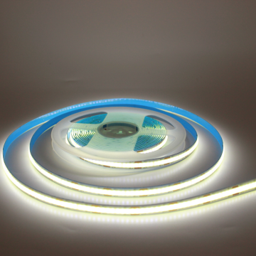 12V 8MM 320 Ledli Esnek Cob Şerit Led Gün Işığı IP20 5 Metre