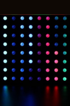 WS2812B Matrix Ekran RGB Led Ayrı Ayrı Adresli 8X8 Matrix Dijital Esnek Ekran 5 Volt