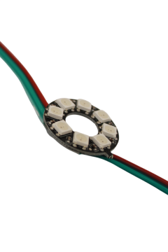 WS2812B Matrix Ekran RGB Led Ayrı Ayrı Adresli 8 Led Halka Led Matrix Dijital Esnek Ekran 5 Volt