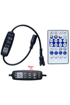 WS2811-WS2812B USB Girişli Bluetooth Müzik Denetleyicisi Pixel Kontrol Devresi Müzik Modlu 5-24V