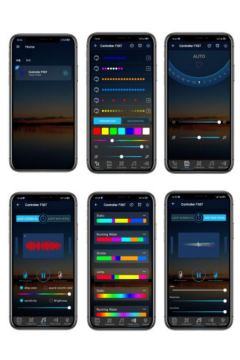 WS2811-WS2812B USB Girişli Bluetooth Müzik Denetleyicisi Pixel Kontrol Devresi Müzik Modlu 5-24V